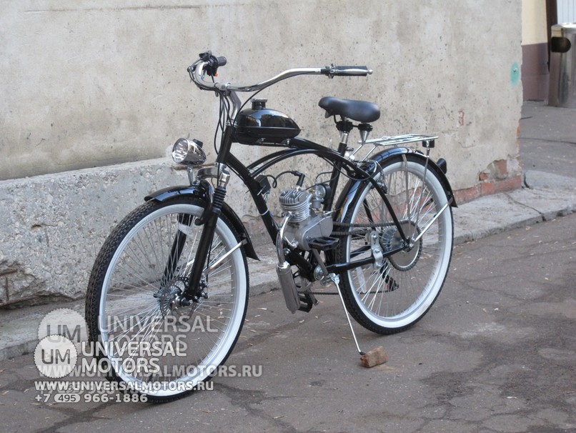 Велосипед с двигателем Matrix 2Т 50 Black (14262450226148)