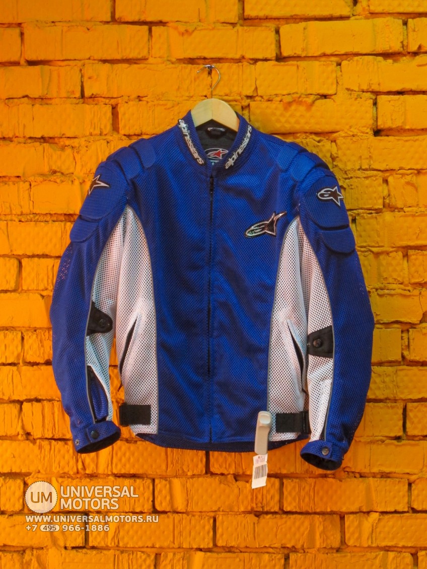 Куртка МОТО с защитой A-STAR (плечи покатые, светоотр. кайма) - 3 цвета (белый, синий) (14660088167443)