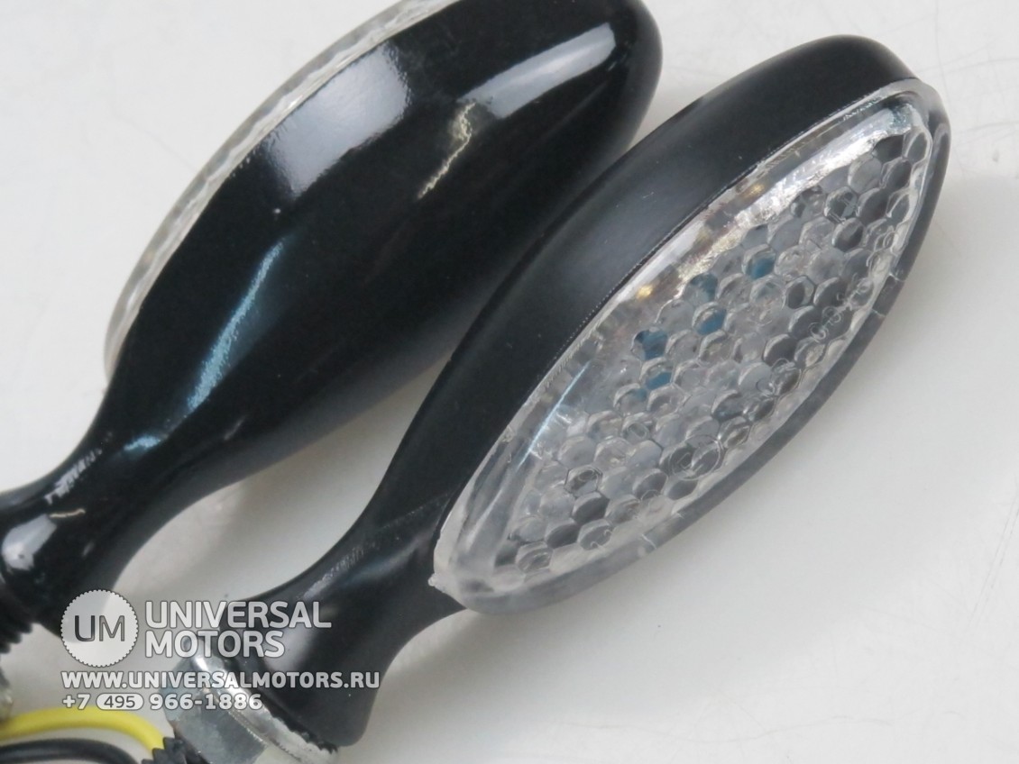 Фонарь боковой Мини (LED-001) светодиодный металл Черн (овальчик, вытянутый) (14470823013914)