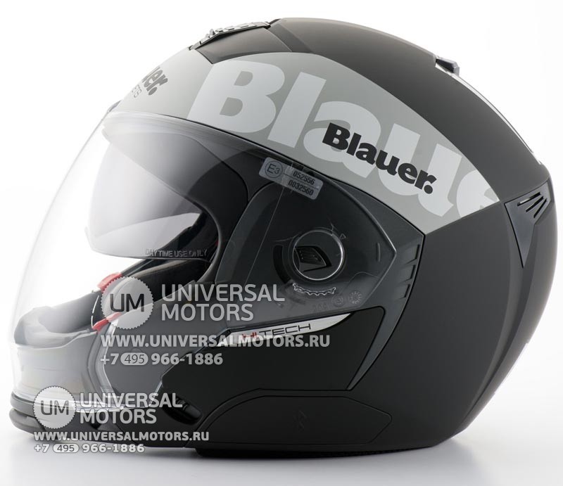 Шлем Blauer Mobil Jet Helmet Black/Gray (14322208157729)