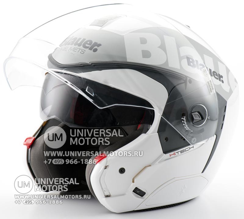 Шлем Blauer Mobil Jet Helmet White/Gray (14322208457731)