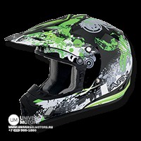 Шлем AFX FX-17 Stunt GREEN BLACK (14424145817303)
