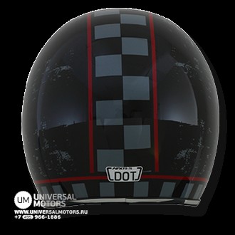 Шлем AFX FX-76 Vintage MCQ GRAPHIC GLOSS BLACK (14425665299461)