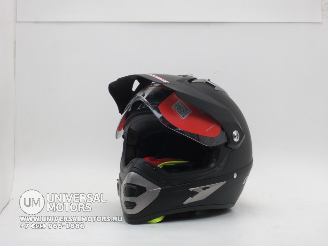 Шлем LS2 MX433 WITH VISOR SINGLE MONO Matt Black (15618097748566)