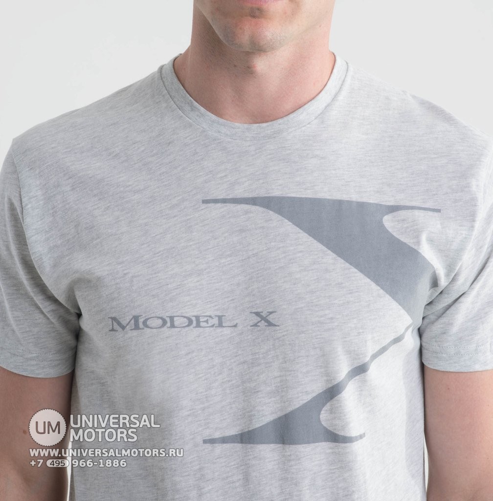 Футболка Tesla Men's Model X Tee (14884417101492)