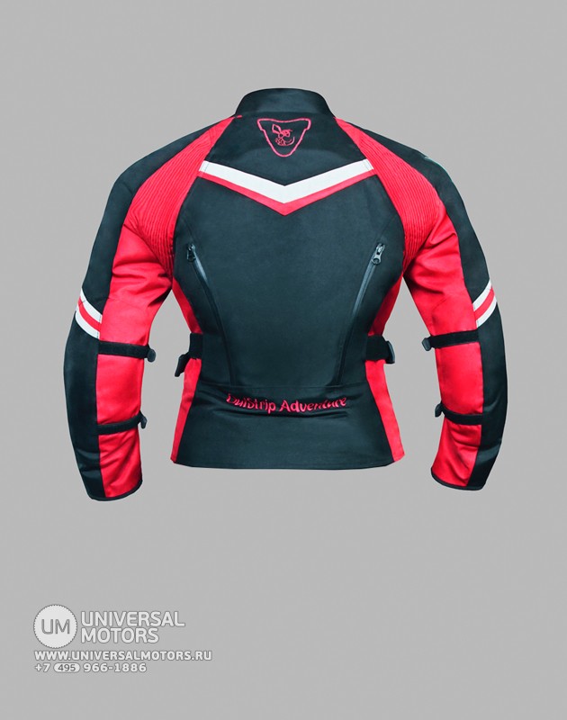 Куртка OSA женская текстильная красный/черный (1493110856458)