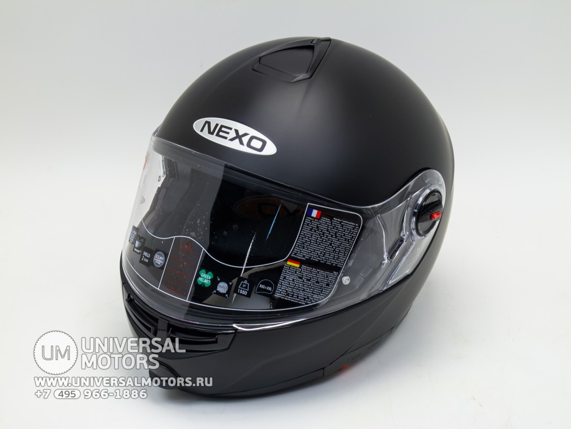 Шлем Nexo Touring Matt black (модуляр) (15792027176611)