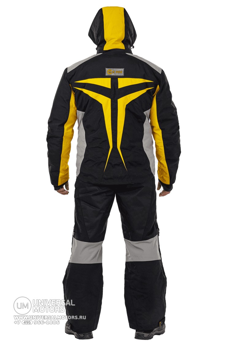 Снегоходный костюм DragonFly S-PRO (желтые вставки) (15892013552827)