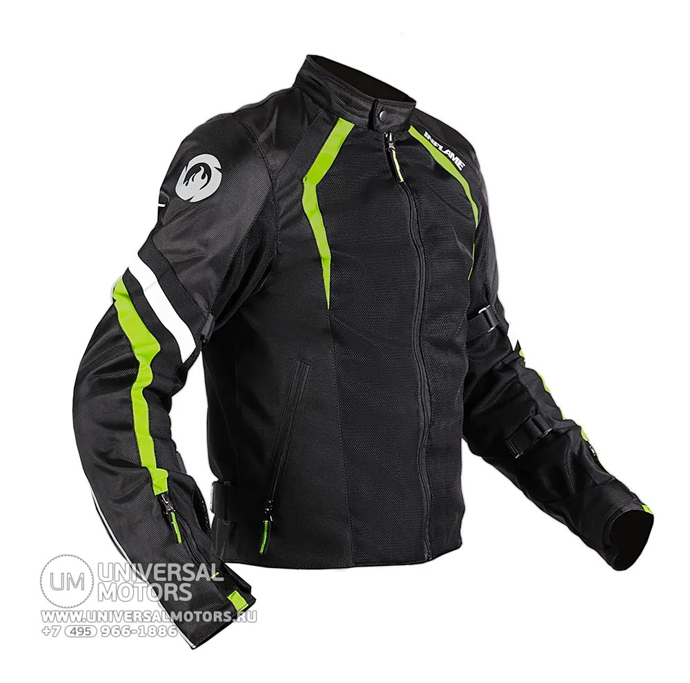 Куртка мужская INFLAME INFERNO II текстиль+сетка, зеленый неон (16253314996719)