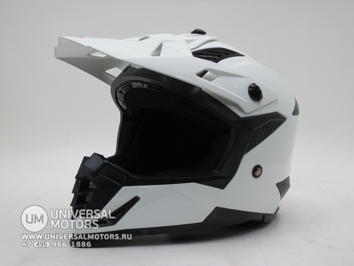 Шлем (кроссовый) ATAKI SC-16 Solid белый глянцевый (16080507972445)