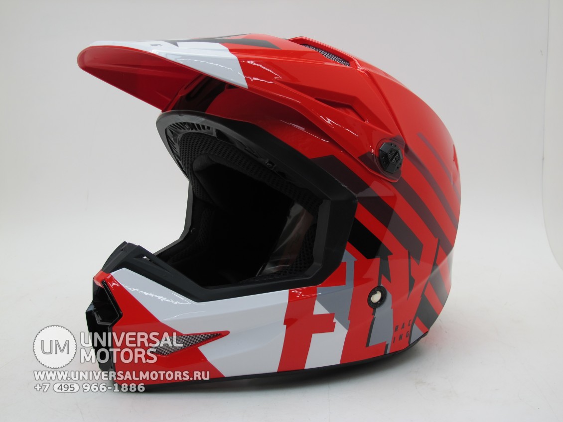 Шлем (кроссовый) FLY RACING KINETIC THRIVE красный/белый/черный (16081106535504)