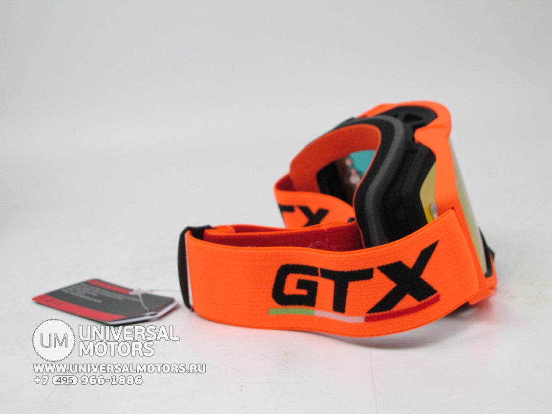 Очки Мотокросс GTX 5027 оранжевые (16088114143001)