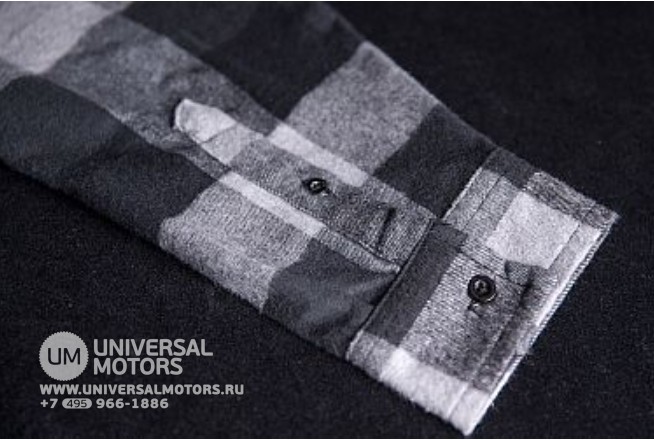 Рубашка ICON Flannel Feller black/grey (16252413953154)