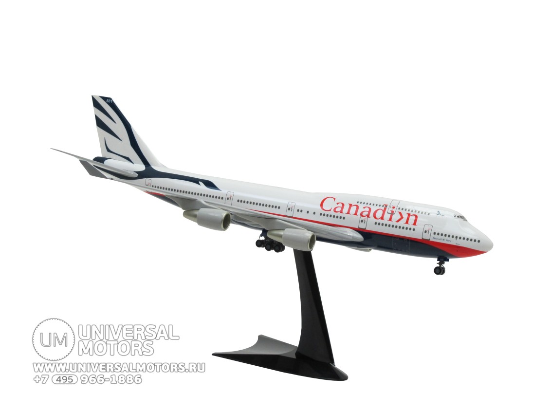Модель самолёта Herpa Canadian Airlines Boeing 747-400 "Maxwell W. Ward" (16343041254884)