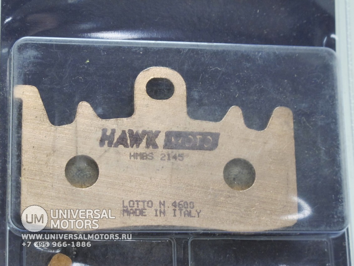Колодки тормозные Hawk moto органические HMBO 2145 (16345742621505)