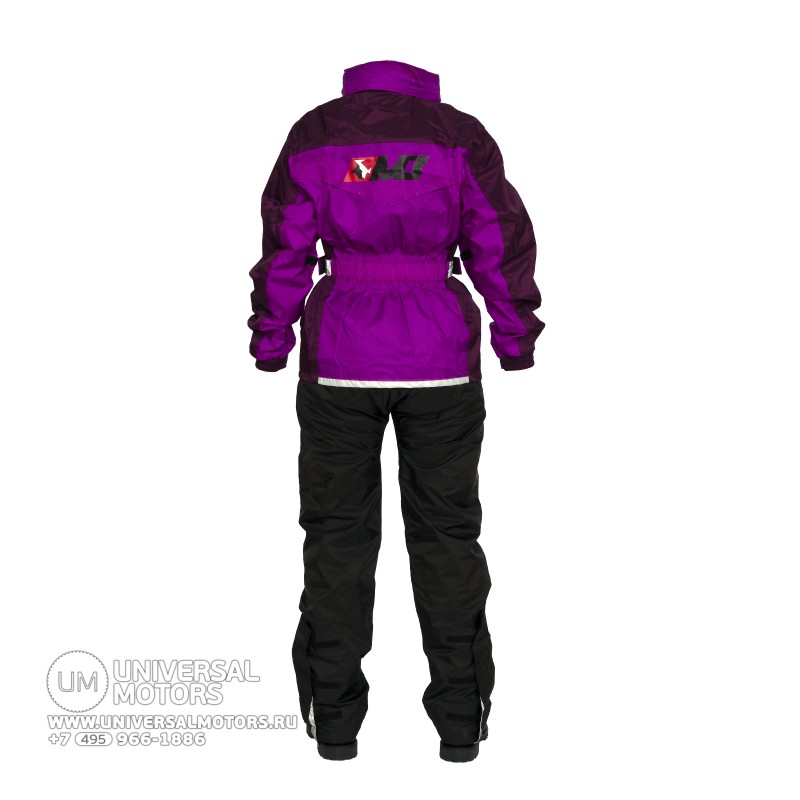 Дождевой комплект женский MadBull (фиолетово-черный) Pro (16511465556267)