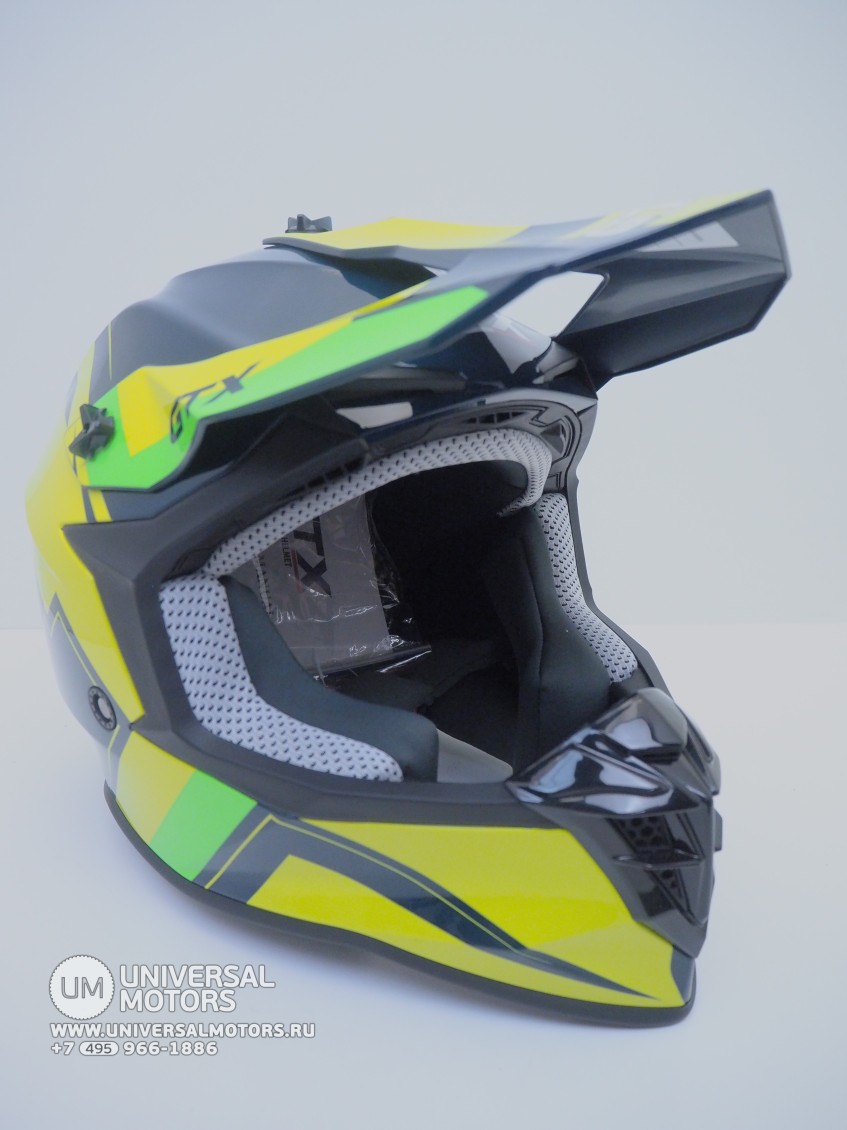 Шлем кроссовый GTX 633  #12 GREEN (16515912803945)