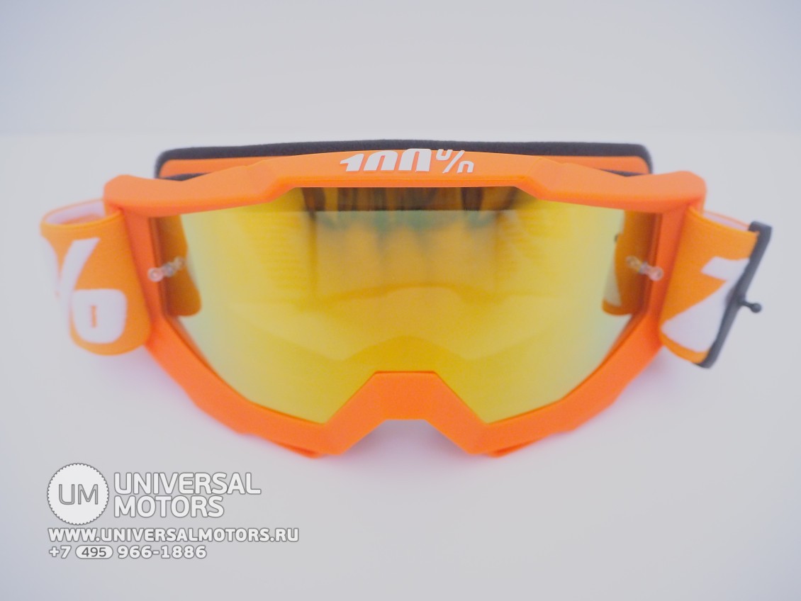 Очки мотокросс 100% orange frame (16514953879507)