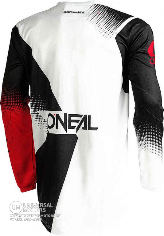 Джерси O'NEAL Element Racewear черный/белый (1656233575006)