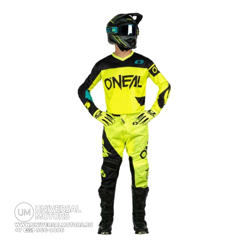 Штаны кросс-эндуро O'NEAL Element Racewear 21, желтый/черный (16764614177107)