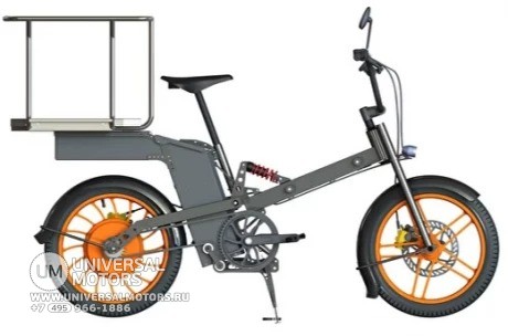 Аренда электровелосипеда Bike2b Cargo для курьеров, доставки и личного использования