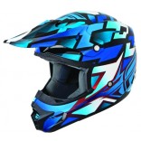 Шлем (кроссовый) Fly Racing KINETIC BLOCK OUT синий/черный глянцевый
