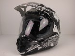 Шлем RSV Korsar Skull чёрный (Decal C, Black)