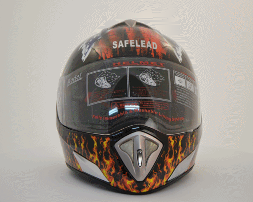 Шлем интеграл "Safelead" LX-180 черный А03
