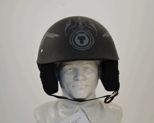 Шлем открытый ТORC T-54 Pinstripe Flat для скутеристов, мопедистов