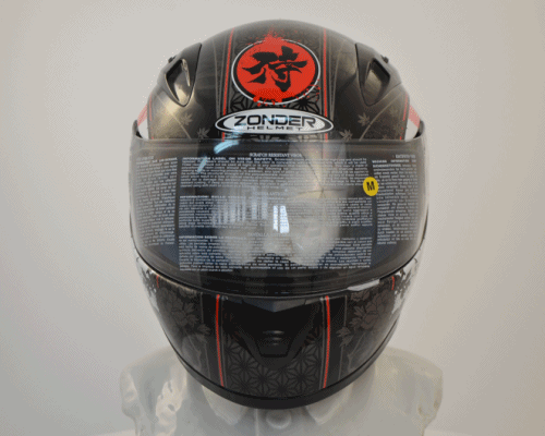 Шлем интеграл ZONDER-2000 А Solid Black/Z16