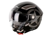 Шлем NITRO NP-100J Heavy черный/серый глянцевый