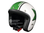 Шлем (открытый) ORIGINE PRIMO Astra белый/зеленый глянцевый