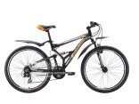 Велосипед FURY Okinawa 17" черный/желтый/серый