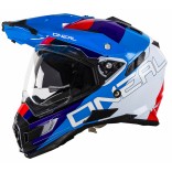 Шлем ONEAL Sierra Adventure Helmet EDGE красный/синий/белый
