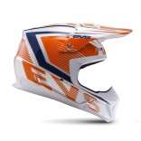 Шлем (кроссовый) EVS T5 VECTOR оранжевый/синий глянцевый