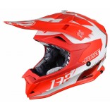 Шлем (кроссовый) JUST1 J32 PRO Kick белый/красный матовый (2018)