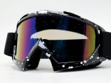 Очки NORTH WOLF YH671 мотокросс/спорт черные, цветное стекло