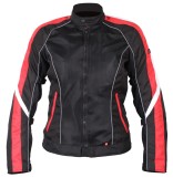 Куртка женская INFLAME GLACIAL текстиль+сетка, цвет красно-черный