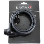 Замок-трос с комплектом ключей KAGAMI, 10mmx122см., дымчатый - 226 MID