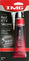 Герметик прокладок термостойкий (красный) IMG Red RTV Silicone MG-402, 85г
