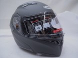 Шлем модуляр COBRA JK901, черн. матов