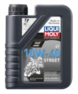 Моторное масло (синтетическое) для мотоциклов Street 4T 10W-40 (1л) LIQUI MOLY