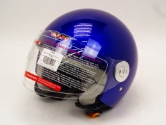 Шлем Vcan 522 deep blue (открытый со стеклом)