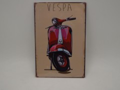Знак винтажный VESPA тип 1