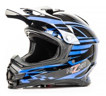 Шлем HIZER B6196 #2 black/blue