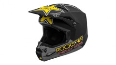 Шлем (кроссовый) Fly Racing KINETIC ROCKSTAR ECE серый/черный/желтый матовый (2020)
