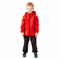 Детский комплект дождевой (куртка, брюки)EVO Kids RED (мембрана)