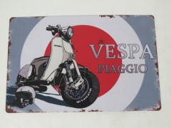 Знак винтажный VESPA тип 44