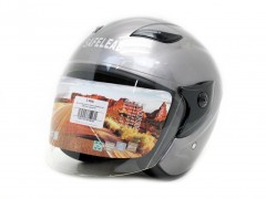 Шлем открытый со стеклом Safelead HF 255 Grey