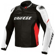 Куртка Dainese Racing D1 Leather Jacket Black/White/Red